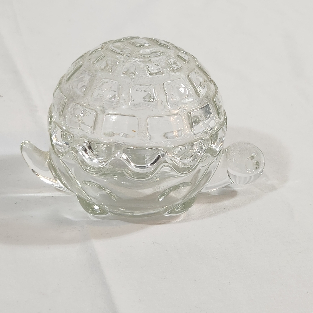 Vintage Anchor Hocking Turtle Trinket Dish